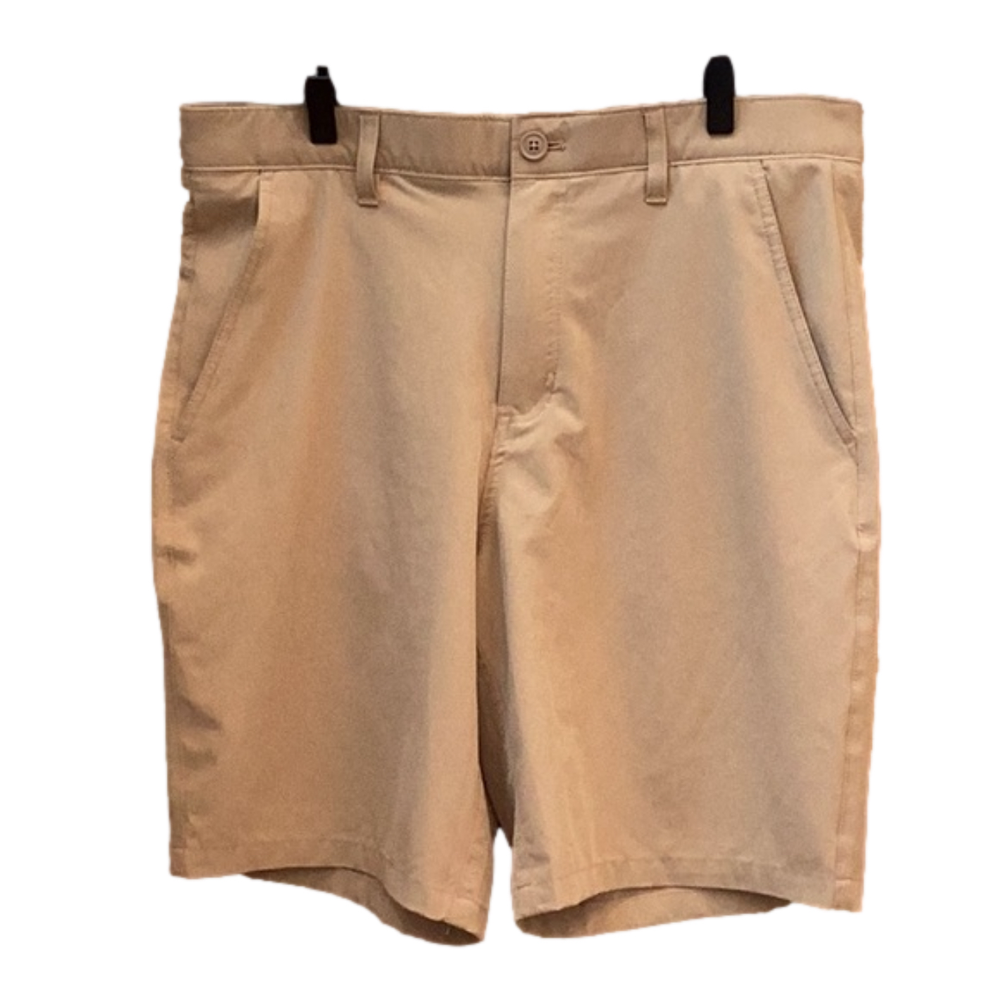 Rorie Whelan lightweight tan/khaki golf shorts, men’s size 34